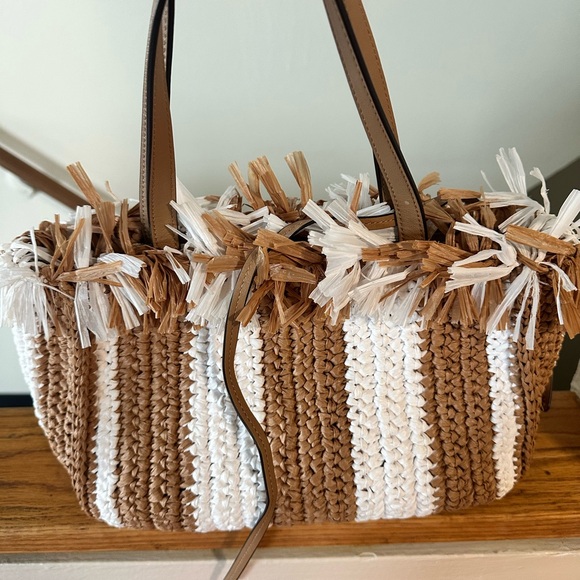 Kate spade straw tote bag - Picture 3 of 9